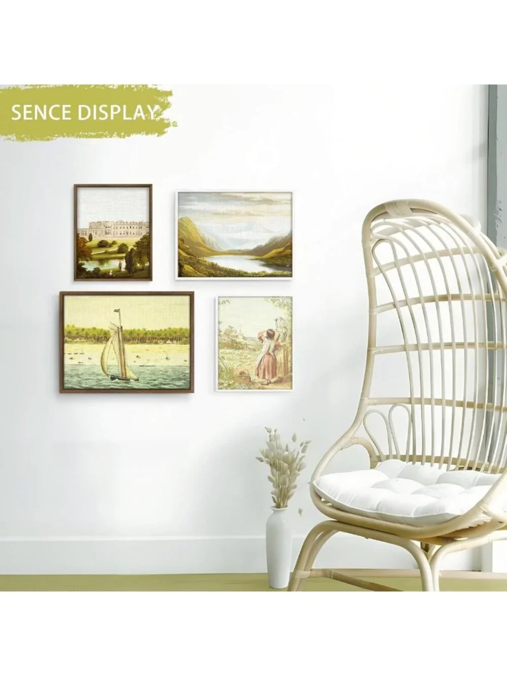11x14 Brown Canvas Floater Frame - 0.9